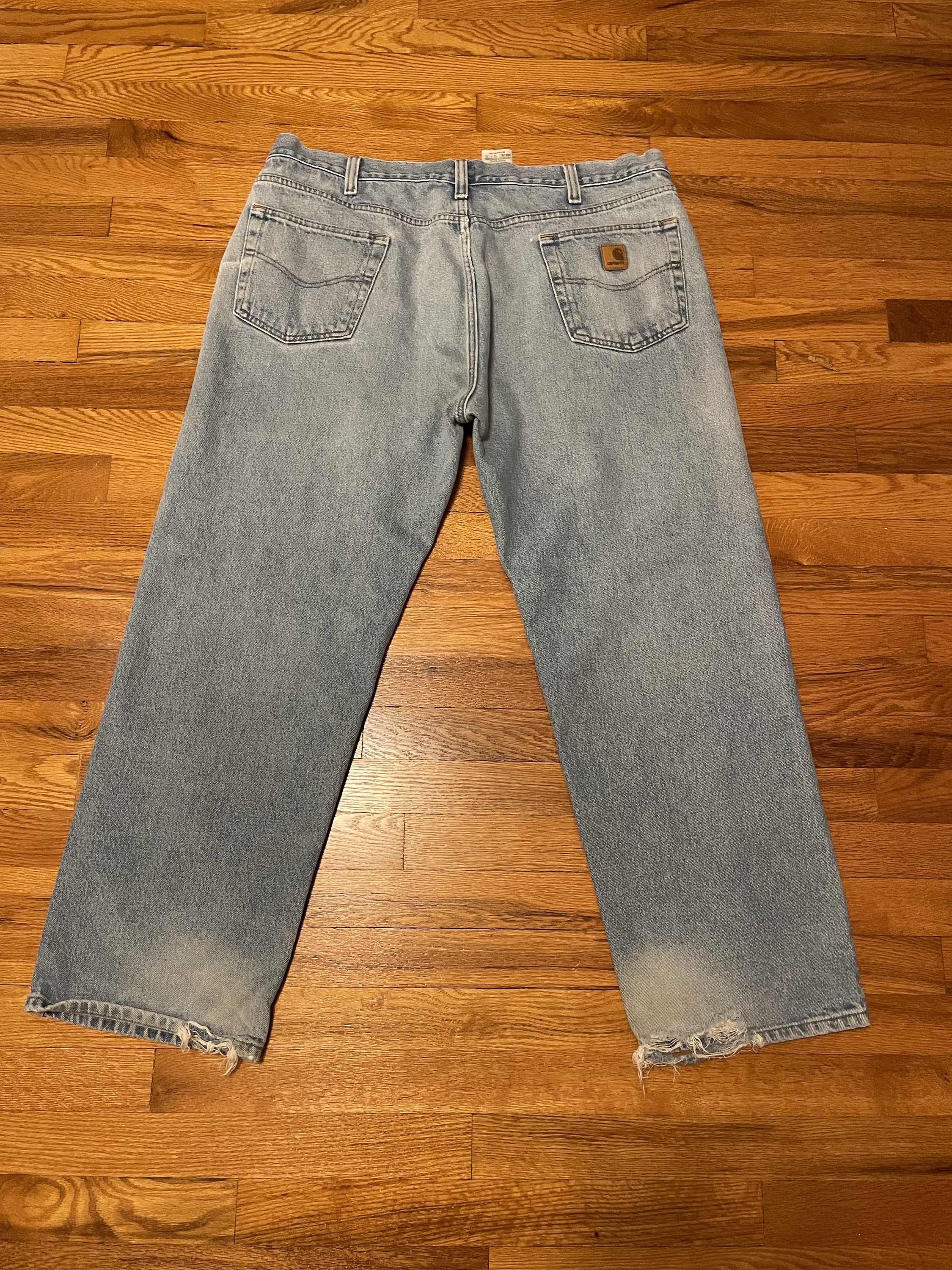 パンツ Carhartt / 90's BIG SIZE denim pants Vintage Carhartt Mens Denim Blue Jeans Straight Leg Relax