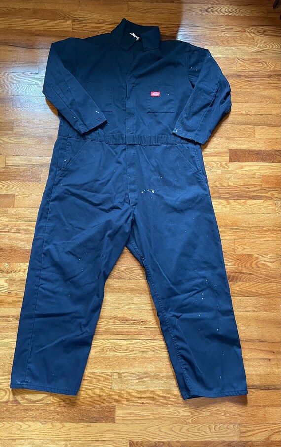 90s Dickies paint splattered coveralls workman gea