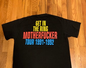 1991 Guns N Roses “get in the Ring Motherfucker Tour” Vintage T