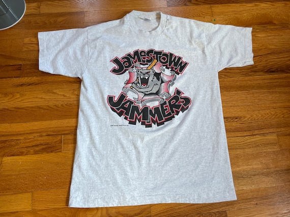 90s Jamestown Jammers vintage t-shirt mlb basebal… - image 1