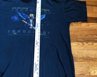 Vintage 1999 Kurt Cobain Nirvana T-shirt, Angel Wings Graphic