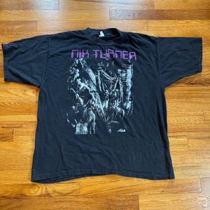 Vintage jaren 90 Nik Turner Space Ritual vintage T-shirt zeldzame spacerock Hawkwind-band 1994