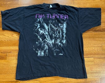 90s Nik Turner Space Ritual vintage T-shirt rare space rock Hawkwind band 1994