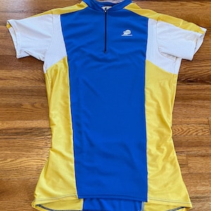 Camiseta de ciclismo retro de los años 80 de la marca Performance, ciclista, bicicleta, Tour de Francia, bicicleta colorida, Chapel Hill, Carolina del Norte, grande, años 90
