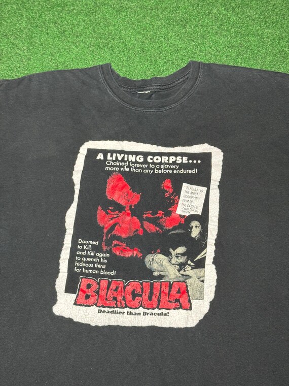 Vintage 90s Blacula T-shirt, Horror Movie Promo Dracula Halloween