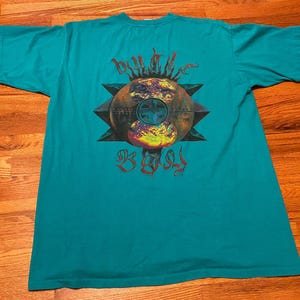 Vintage Popeye Mens L Tshirt These Guns Are Loaded Grey 2009