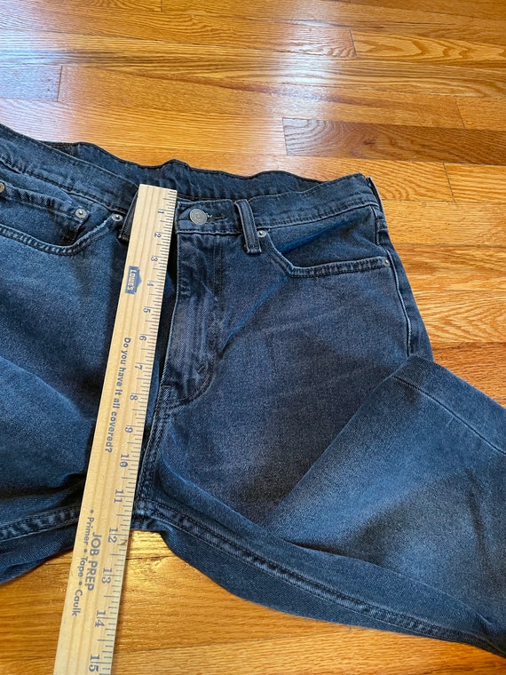 90s Faded black Levi’s jeans pants 510 skinny str… - image 7