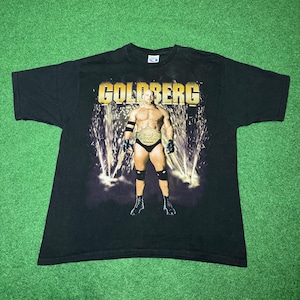 1998 90s Goldberg WCW T-shirt rare vintage wrestling XL Who’s Next Hulk Hogan