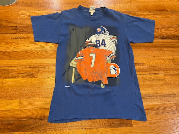 Støvet Indbildsk Datum 1995 Denver Broncos John Elway Shannon Sharpe Vintage T-shirt - Etsy Israel