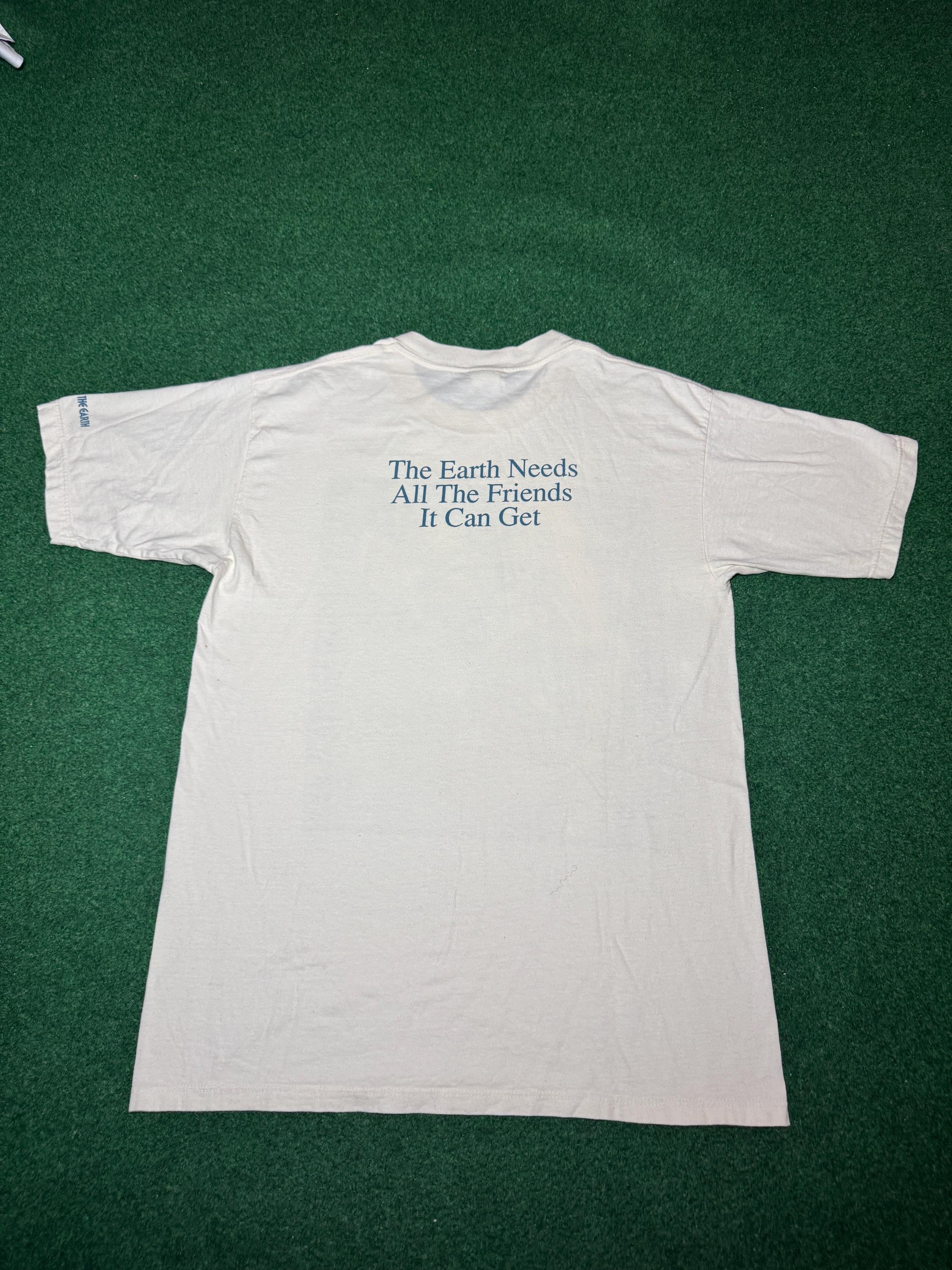 Vintage 90s Koala Bear Earth Day T-shirt, Cute Animal Lover Vegan