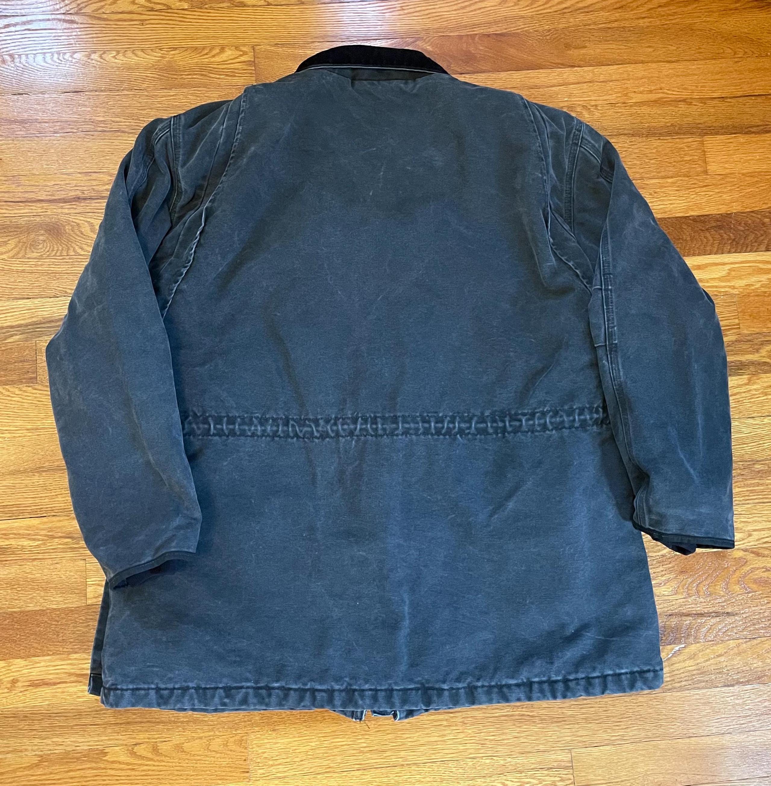 90s Carhartt Coat Brushed Poly Quilt Lined Canyon Jacket XL 90s Carhartt Coat Brushed Poly Quilt Lined Canyon Jacket XL