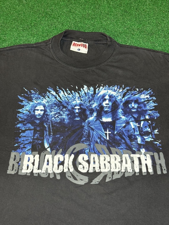 INSANE 90s Black Sabbath Ozzy Osbourne T-shirt Rare Band Tee Large