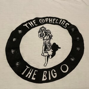 1989 The Ophelias The Big O vintage t-shirt extremely rare San Francisco band original 80s tour psychedelic rock zombies hippie cool image 2