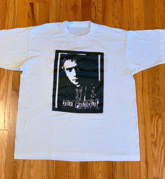 Johnny Rotten Sex Pistols t-shirt vintage rare punk s… - Gem Johnny Rotten Sex Pistols t-shirt vintage rare punk s… - Gem