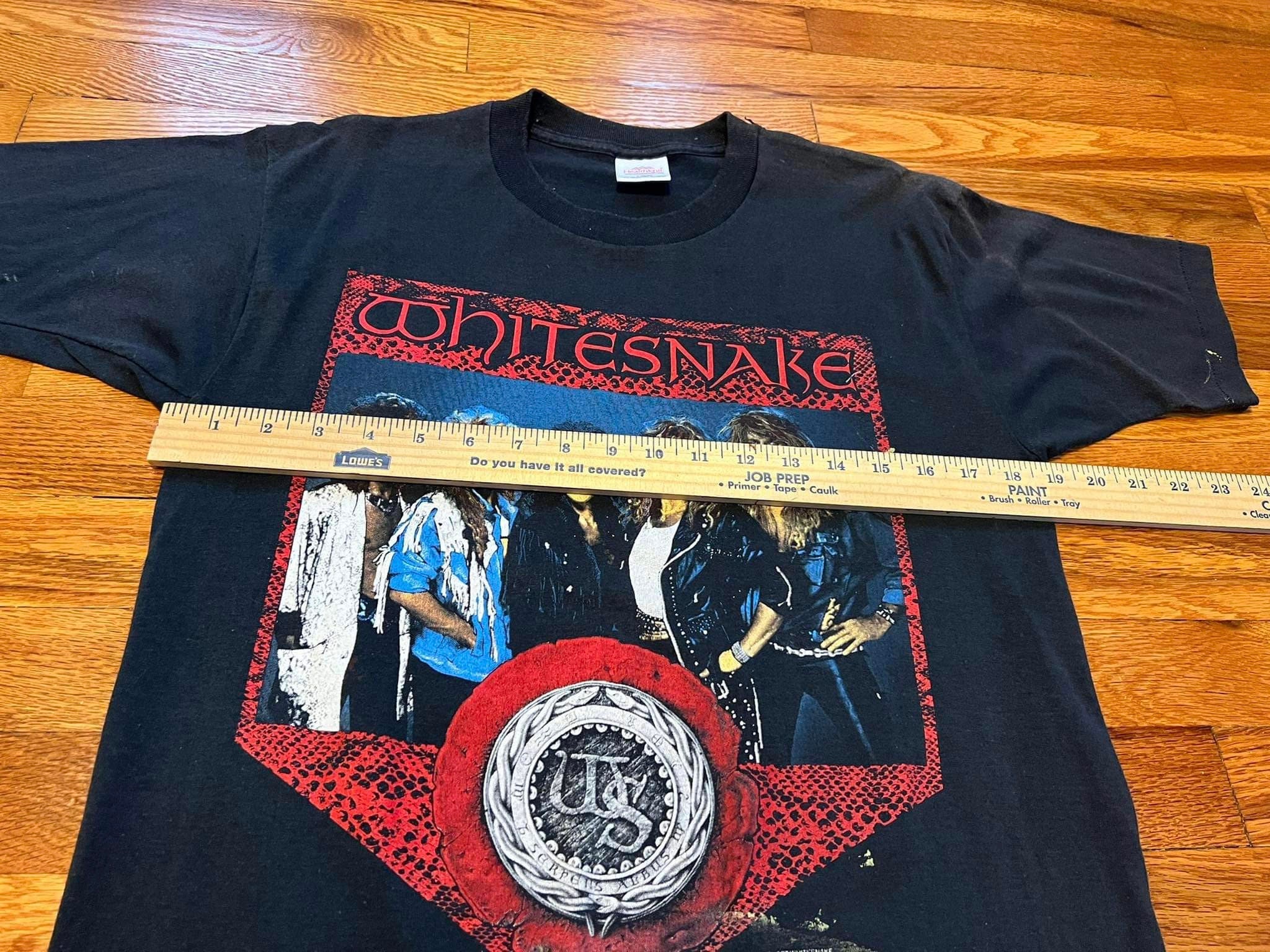 1987 Whitesnake north American Tour T-shirt WORN to - Etsy
