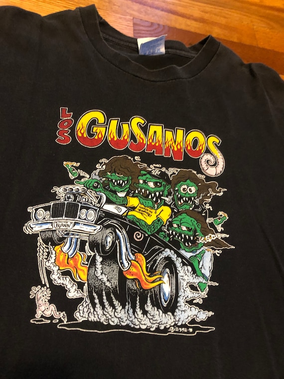 90s Los Gusanos vintage t-shirt punk band garage r