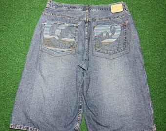 Vintage Y2K Ecko Unlimited Jean Shorts, Ghetto Urban Jorts, Size 38, John Cena