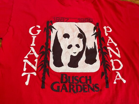 1987 Busch Gardens “Giant Panda” vintage t-shirt … - image 2