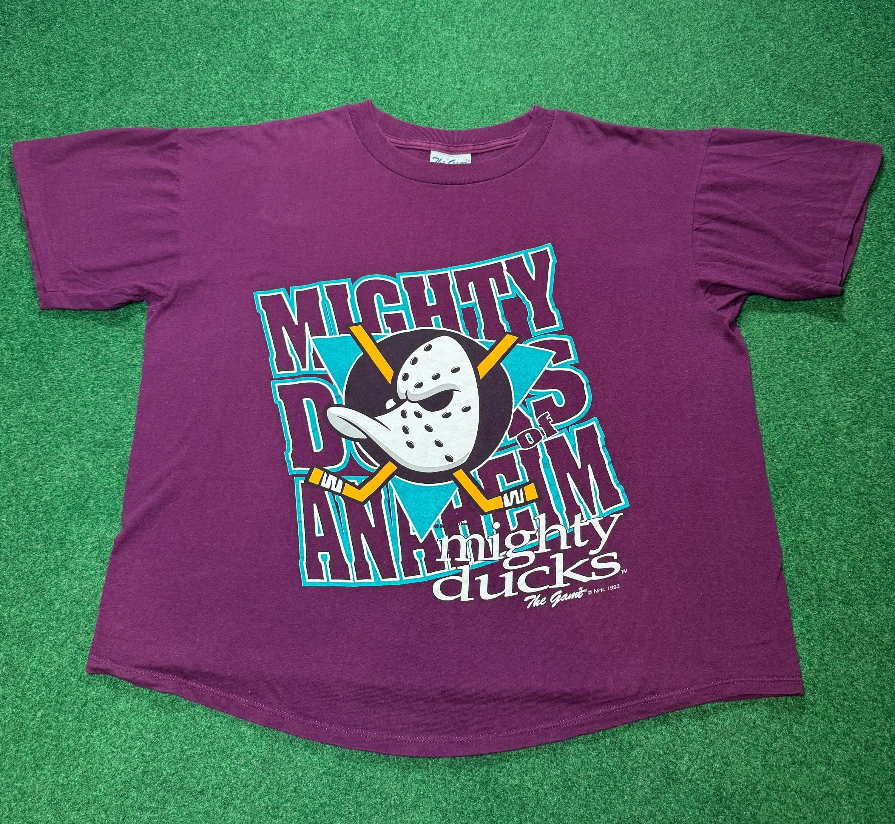 90年代ヴィンテージ アナハイム マイティダックス Tシャツ XL - Etsy 日本