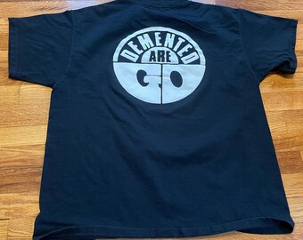 90s Demented Are Go T-shirt, Psychobilly Punk, Black XL - Etsy
