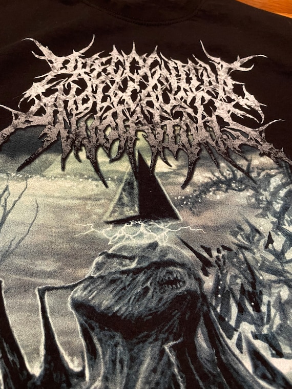 Mind blowing brutal death metal grindcore band tee 90… Gem