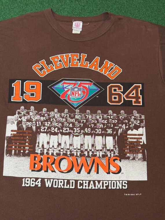 1994 90s Cleveland Browns Dawg Pound T-shirt 1964 World Champions