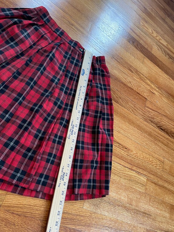 80s/90s Clueless style plaid skirt rare designer … - image 7