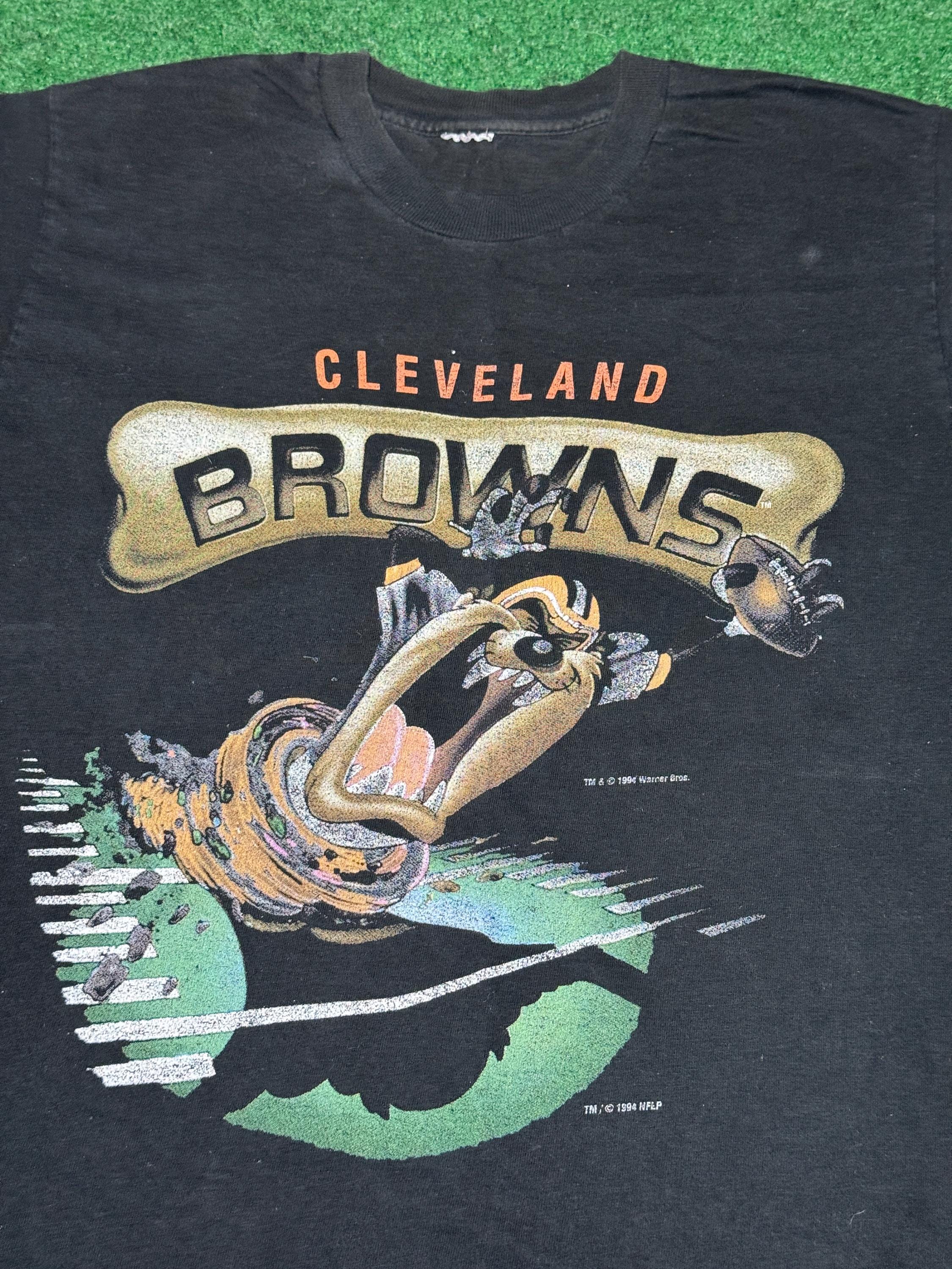 90年代ヴィンテージ クリーブランド ブラウンズ タズ Tシャツ、NFL