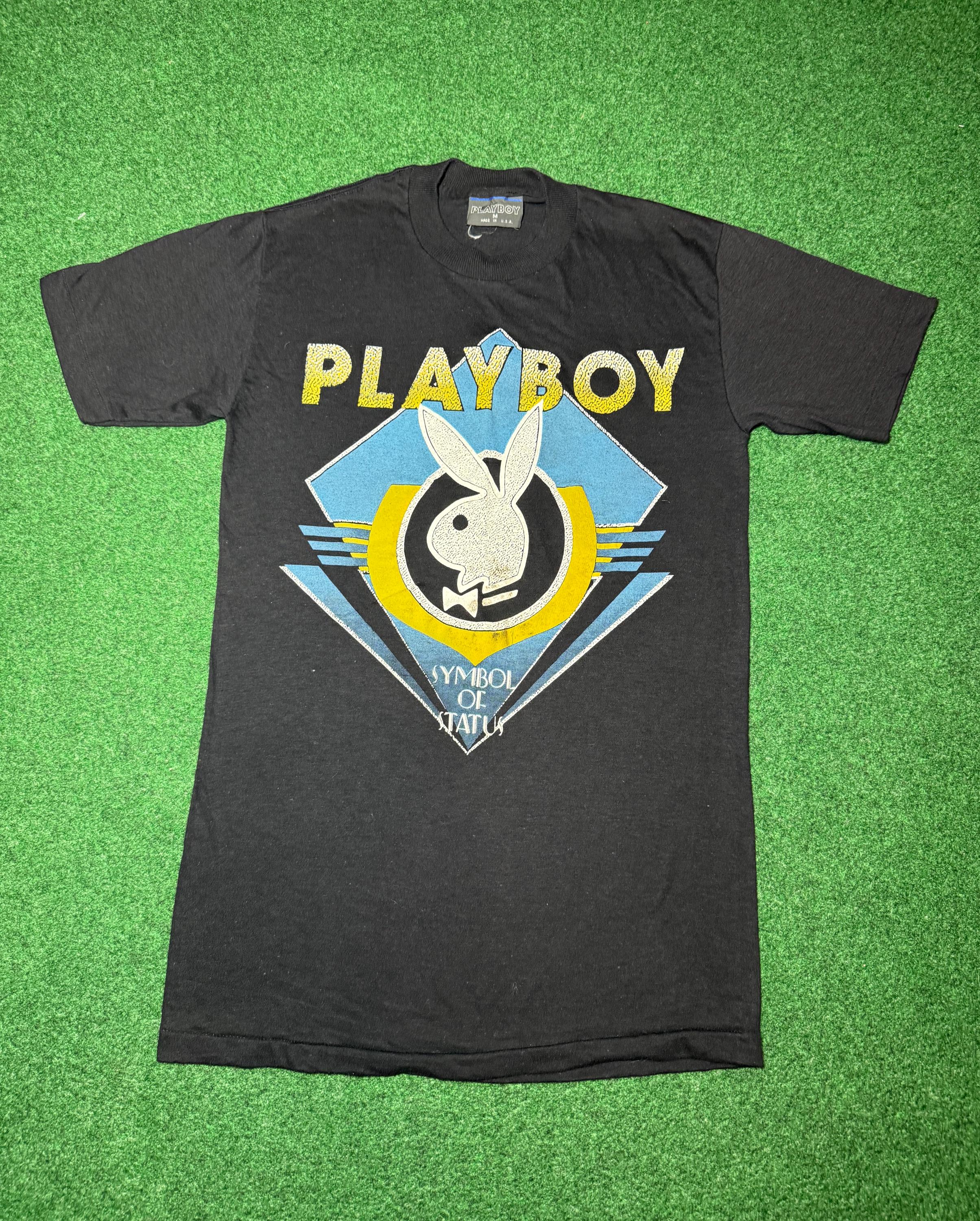 T-shirt Playboy Rare Couleur Moutarde - Licence Officielle - Taille M Unisexe - Neuf Sans étiquette