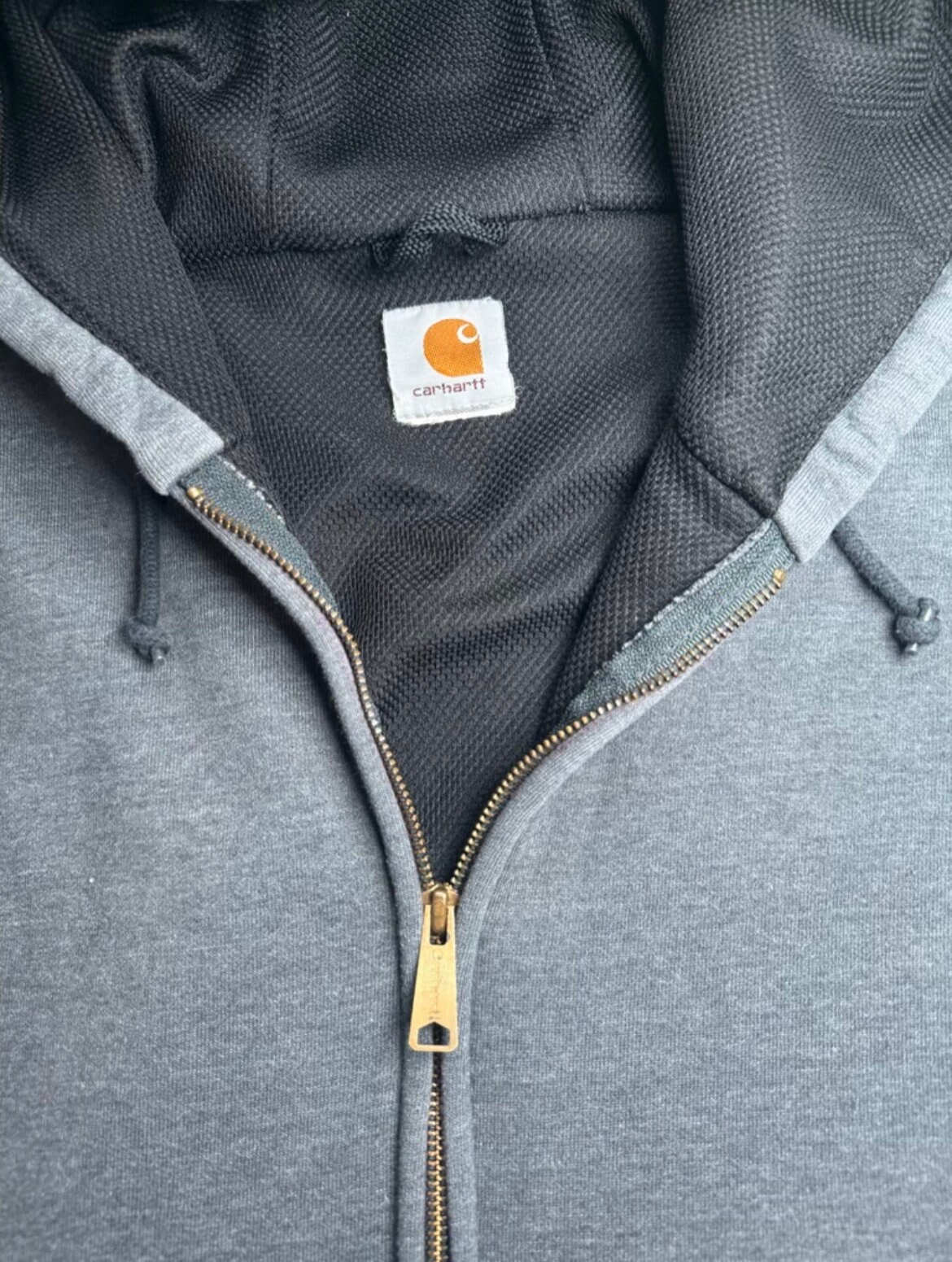 Felpa con cappuccio Carhartt anni 90 vintage rara fodera termica XXL da lavoro hipster grigia Etsy Italia