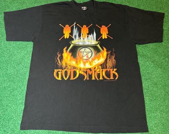 Vintage 1999 Godsmack T-Shirt, Nu-Metal Band Tee (XL)