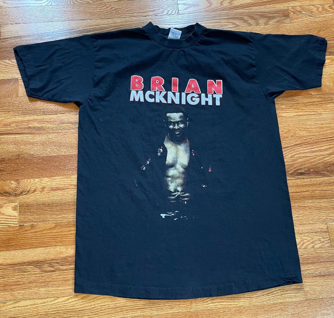 Vintage Brian Mcknight T-shirt, 90s Old School Tour Tee (size XL