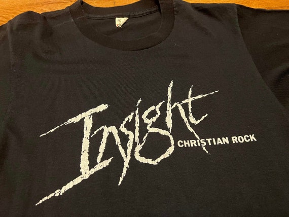 80s Insight vintage Christian Rock t-shirt band t… - image 2