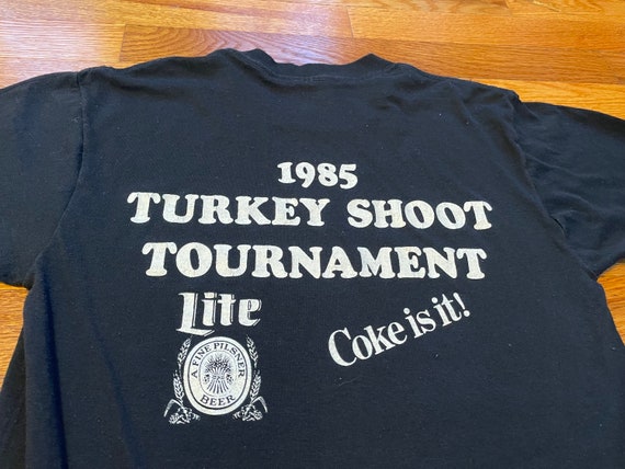 80s Turkey Shoot Tournament t-shirt Coca Cola mil… - image 6