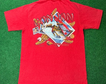 Camiseta de surf Ron Jon vintage de los 80, Cocoa Beach, talla mediana