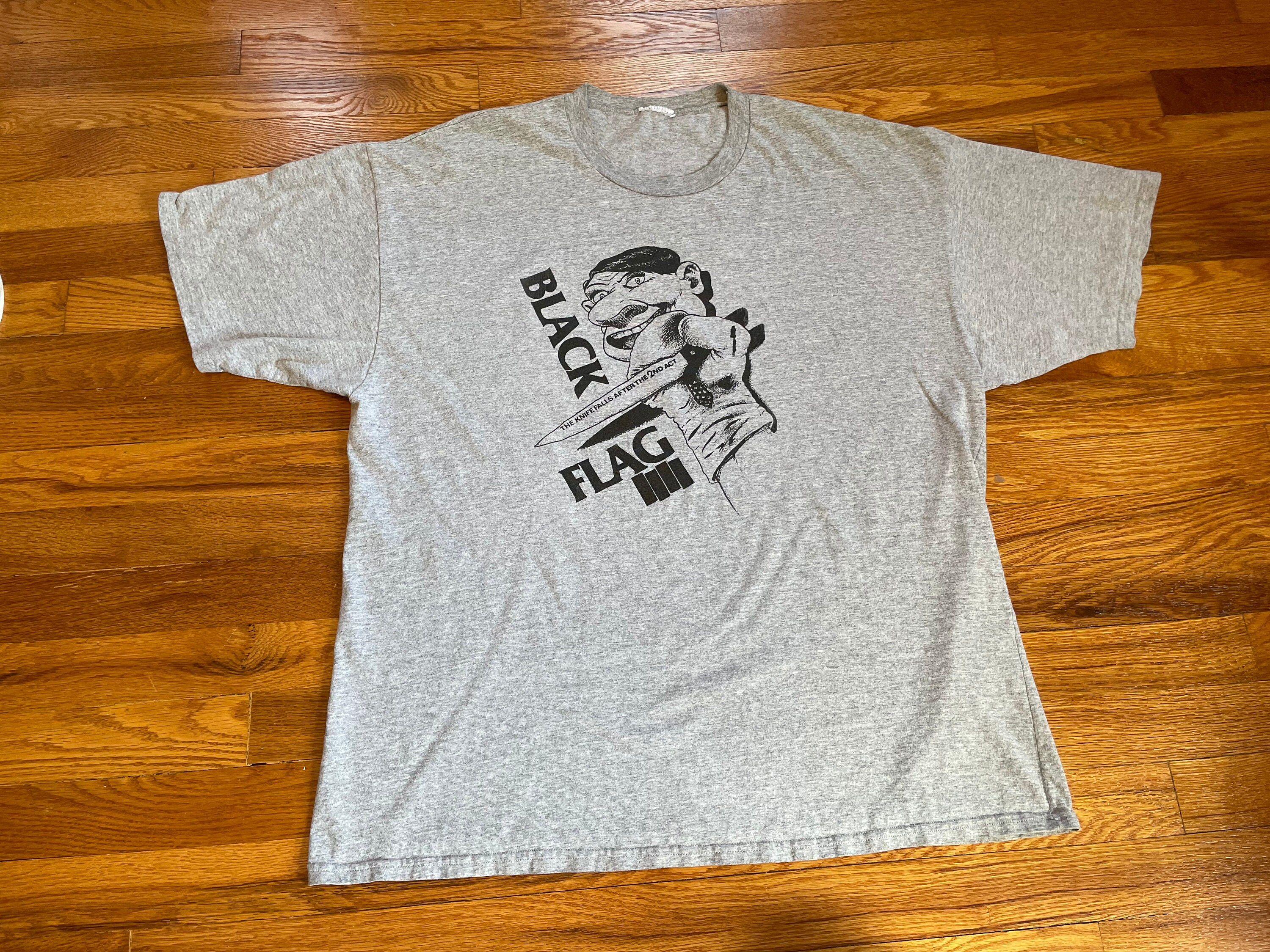 Late 90s Black Flag Vintage T-shirt Rare Henry Rollins - Etsy