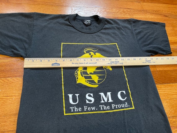 90s USMC vintage t-shirt rare paper thin soft Uni… - image 9