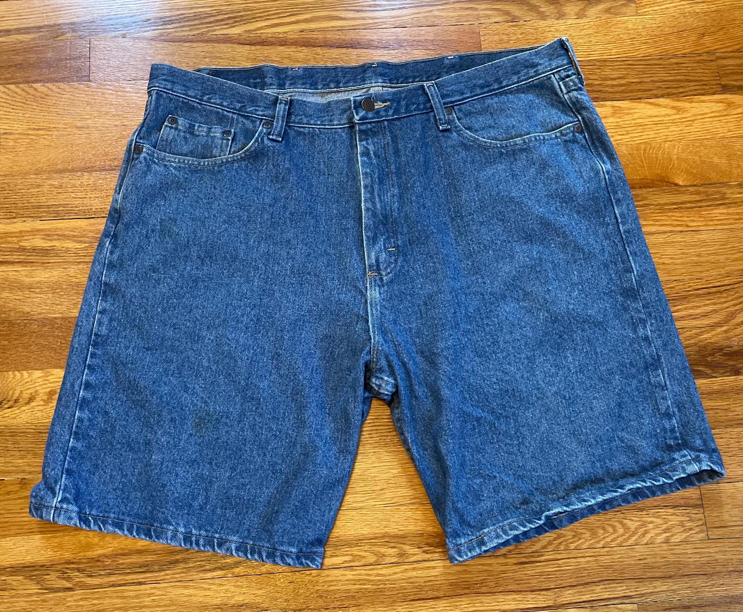 Y2K Baggy Wrangler Jorts Vintage Jean Shorts Hypebeast Size 40