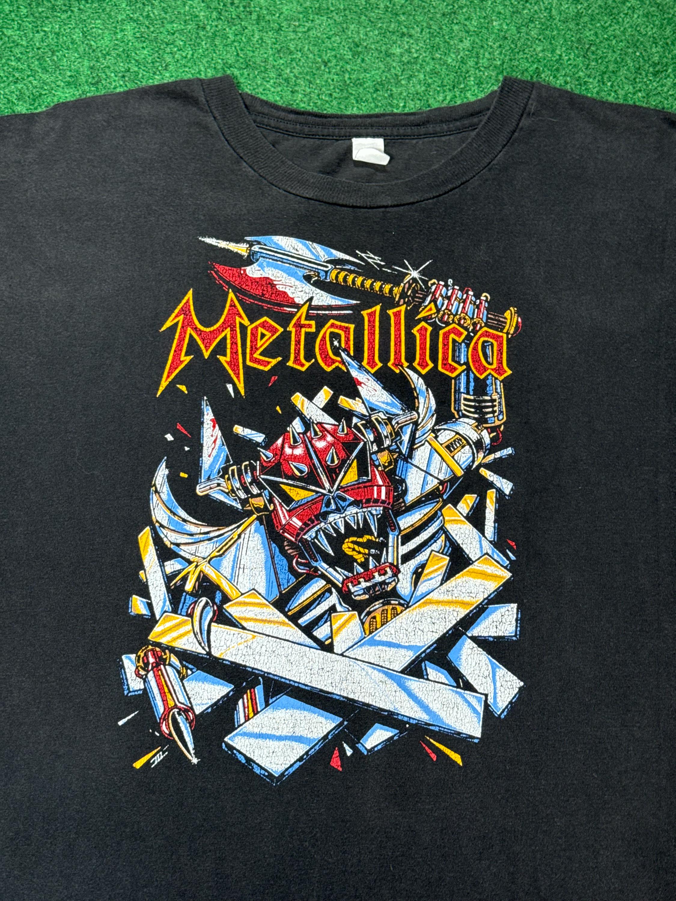 INSANE Holy Grail 80s Metallica Vintage T-shirt Rare Design Heavy