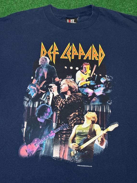 Vintage 90s Y2K Def Leppard T-shirt, 2000 Euphoria Tour, Hair