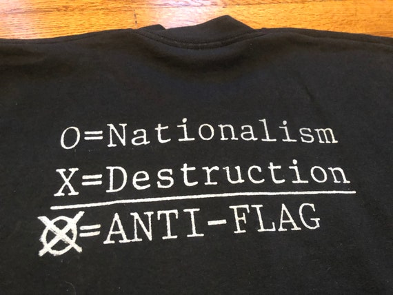 90s Anti-Flag “Nationalism Deconstruction” vintag… - image 5