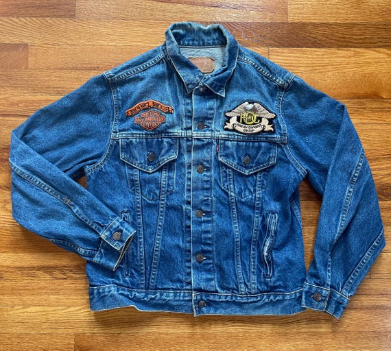 80s/90s Harley Davidson Denim Jacket Extremely Rare Biker 80s/90s Harley Davidson Denim Jacket Extremely Rare Biker