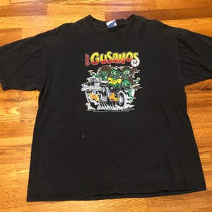 90s Los Gusanos vintage t-shirt punk band garage rock the Ramones Chris ward CJ Ramone marky single stitch bad chopper vinyl bad religion