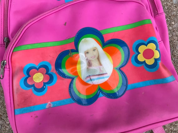 1996 90s Pink Barbie Book Bag Back Pack Cute Retro Doll Back to School Kids Youth Etsy Canada