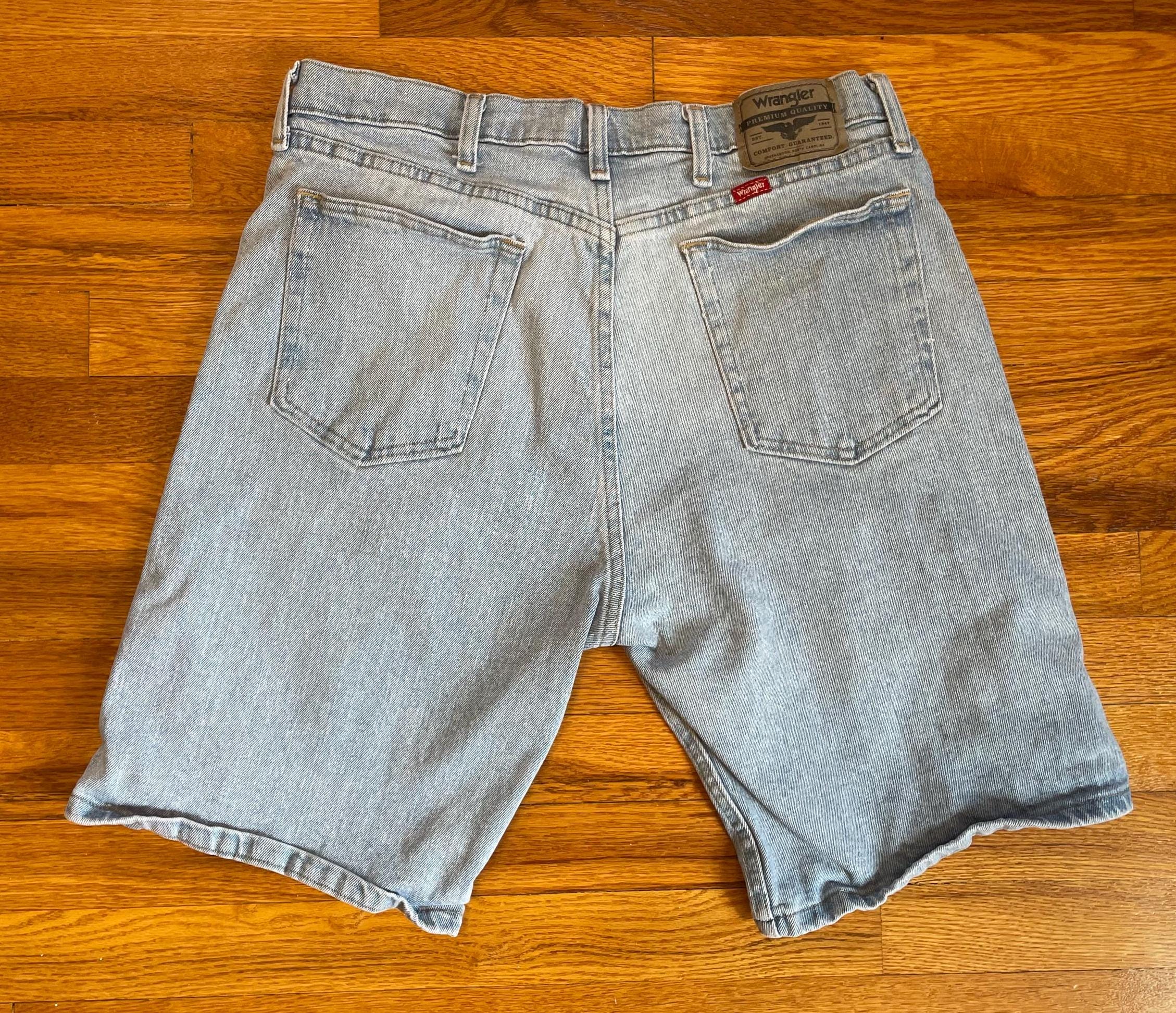90s Wrangler Jorts Jean Shorts Rare Vintage Denim Y2K Size 90s Wrangler Jorts Jean Shorts Rare Vintage Denim Y2K Size