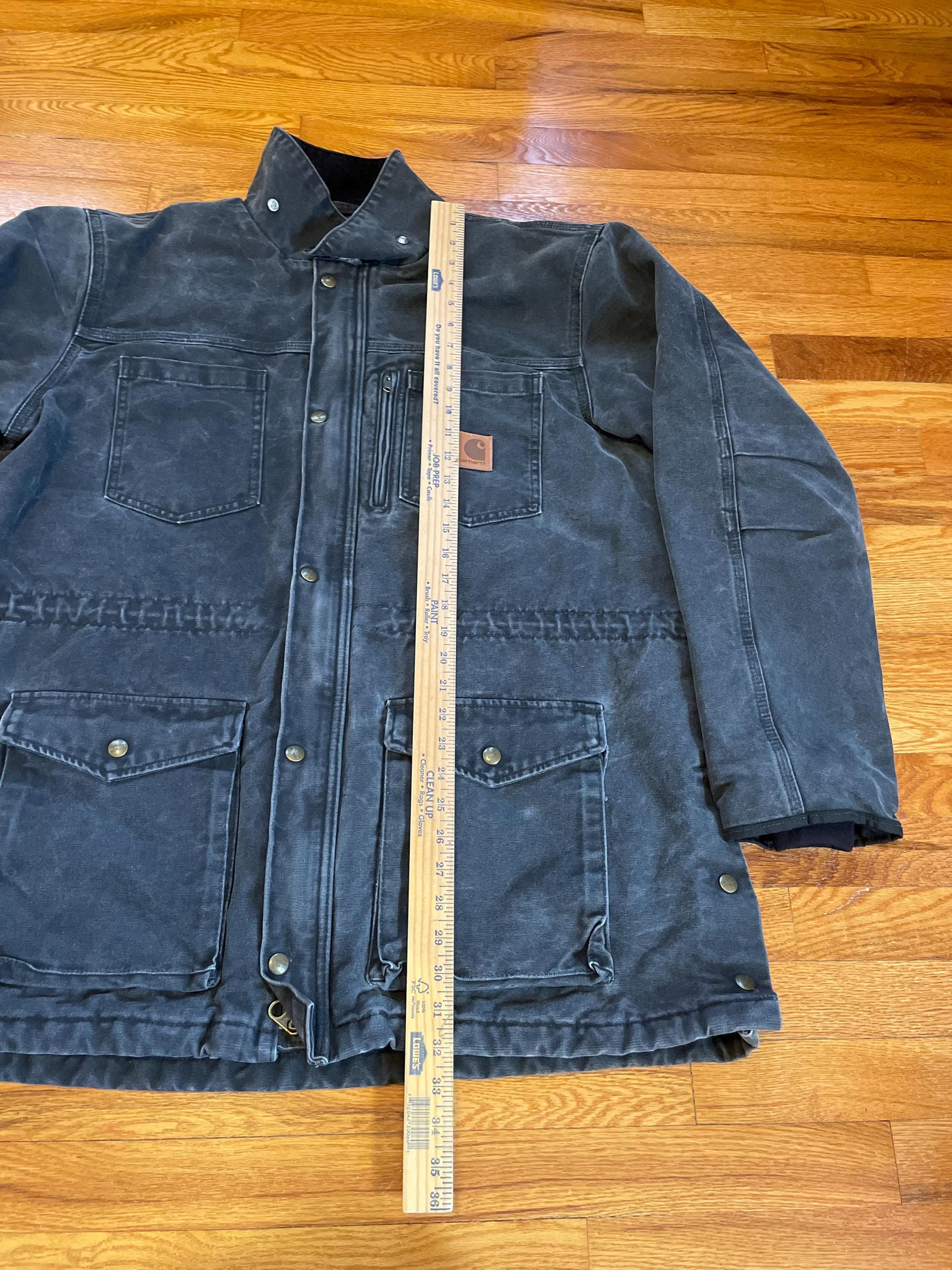 90s Carhartt Coat Brushed Poly Quilt Lined Canyon Jacket XL 90s Carhartt Coat Brushed Poly Quilt Lined Canyon Jacket XL
