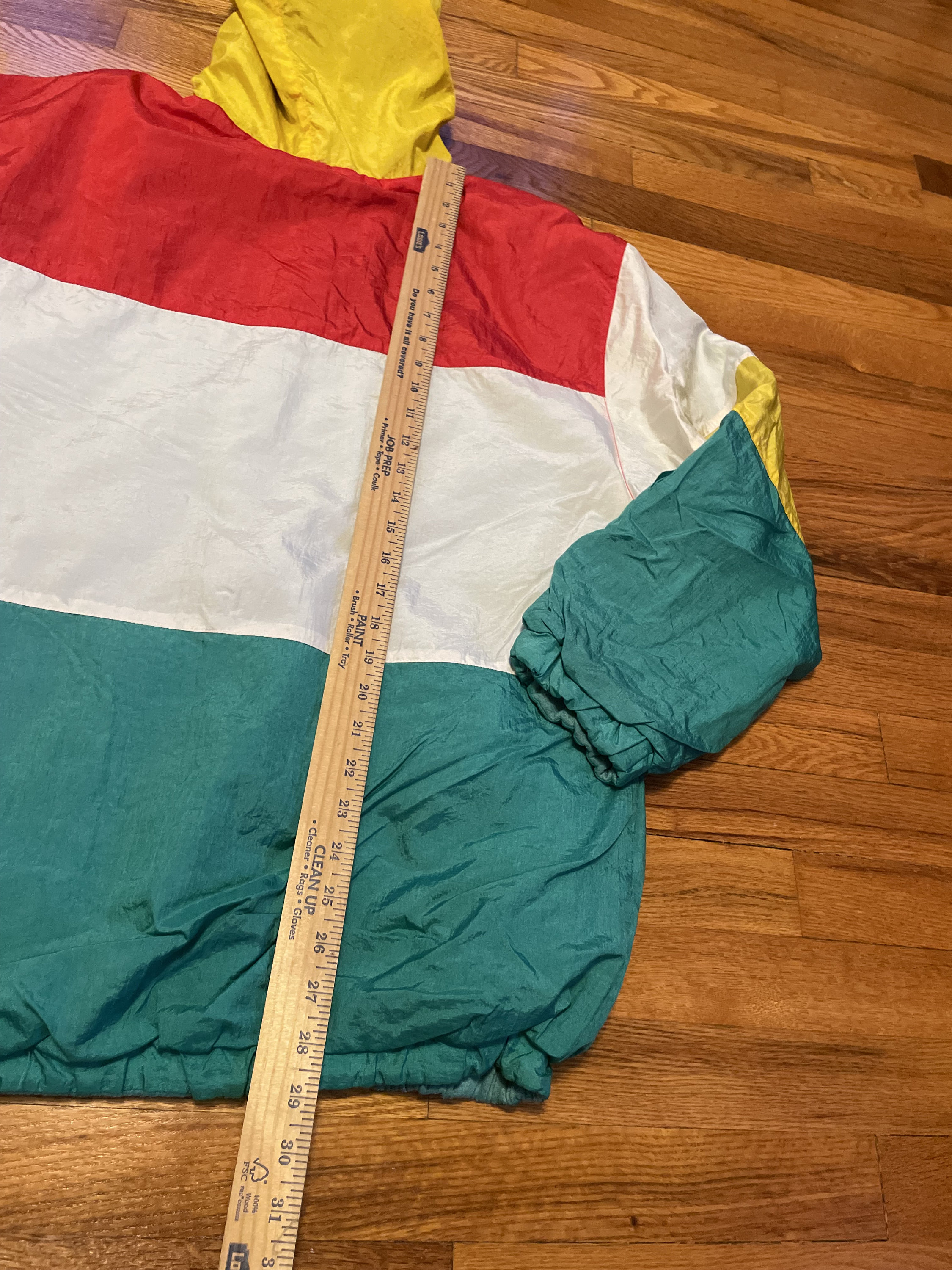 Incredible 90s Reversible Colorblock Coat Jacket Hipster