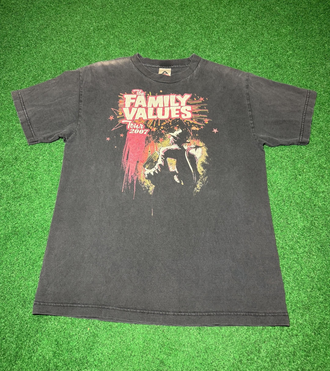 Y2K Family Values Tour T-shirt Rare Vintage Korn Evanescence