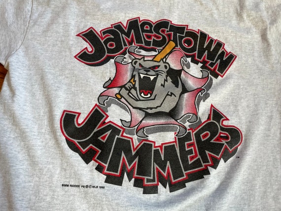 90s Jamestown Jammers vintage t-shirt mlb basebal… - image 2