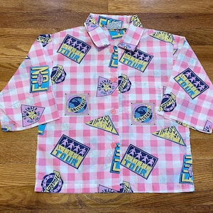 total 80s insanity unique button up Color Code “World Tour” vintage shirt boy band spice girls new kids on the block 90s nkotb fashion 12